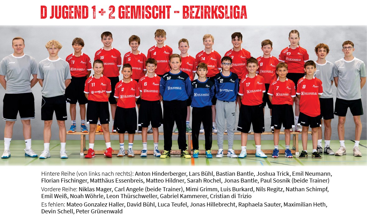 HSG Rottweil, Mannschaft 2025/2026, D-Jugend gemischt