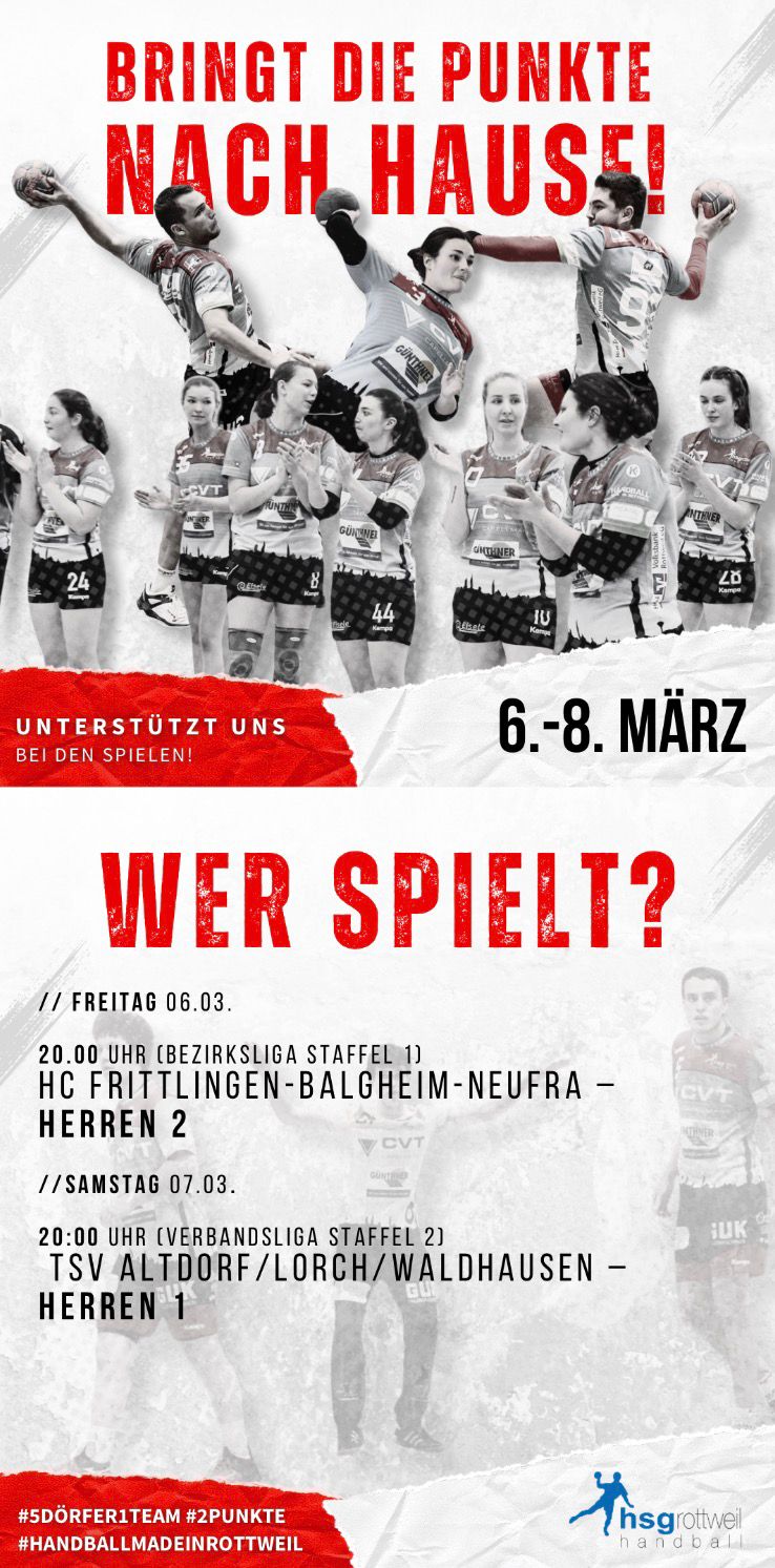 Wer spielt am kommenden Wochenende?